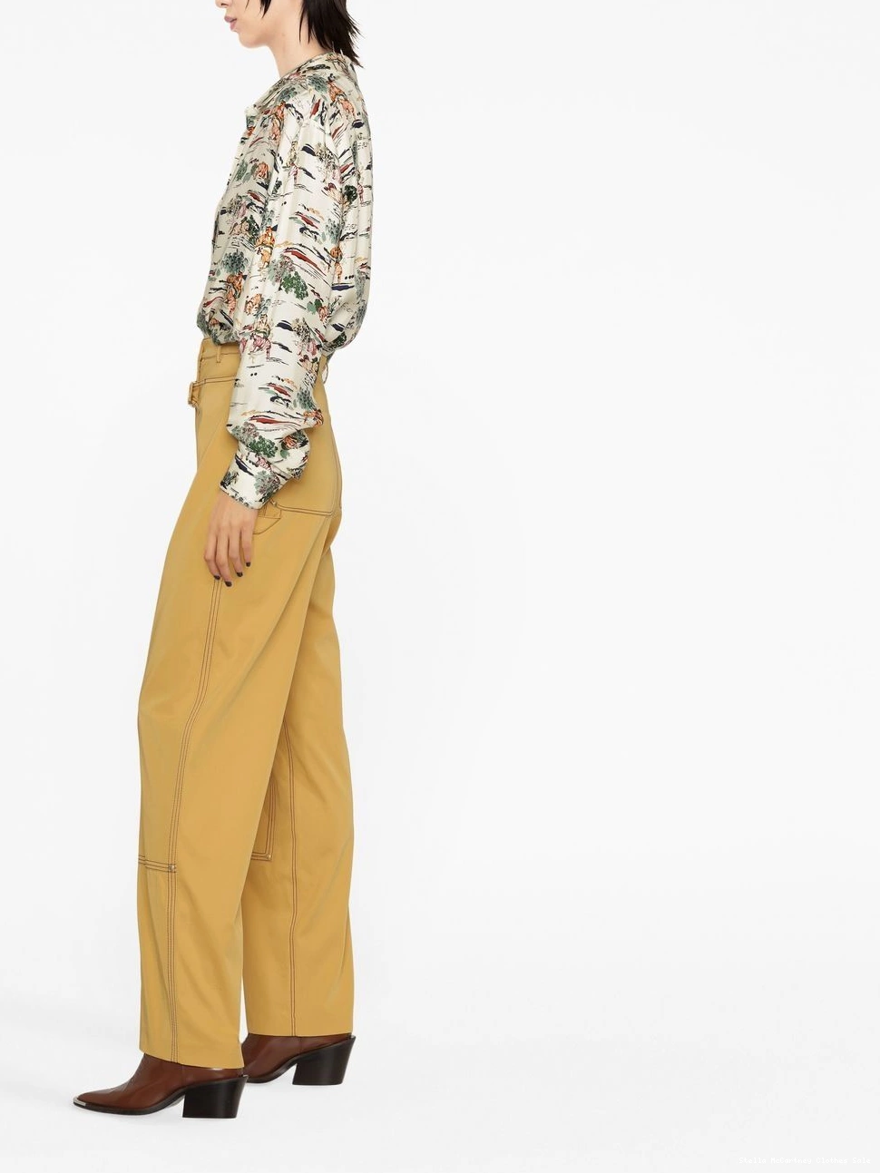 Affordable buckle-detail Women McCartney trousers straight Stella 0705